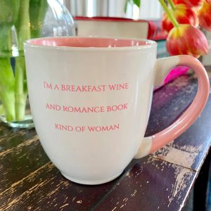Breakfast Wine & Romance Book Bistro Mug