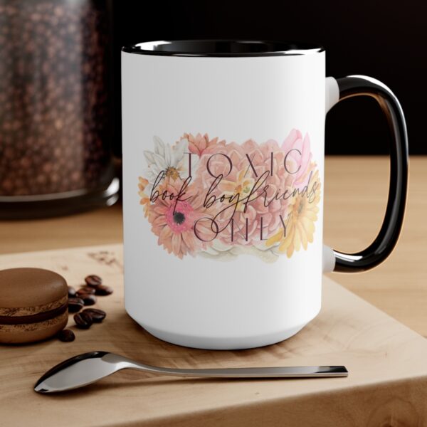Toxic Book Boyfriends Only, 15oz Coffee Mug